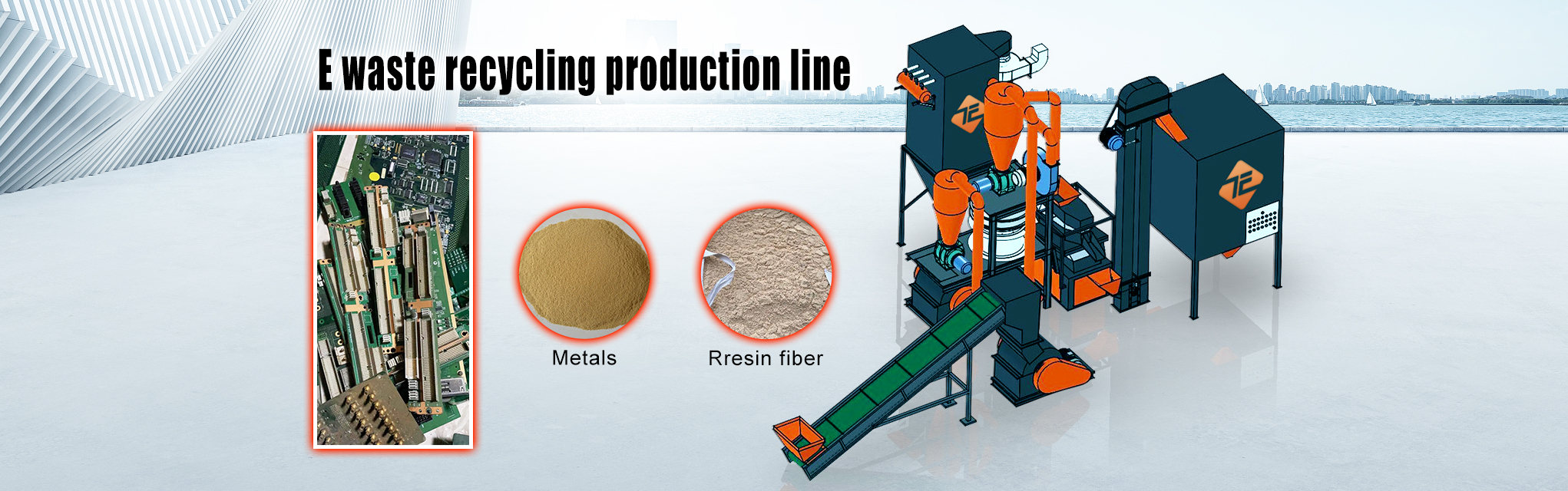 PCB Circuit Board Recycling Production Line