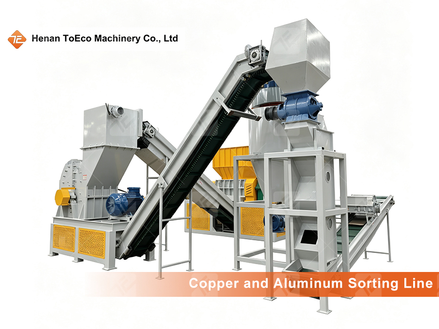 Copper and Aluminum Sorting Line